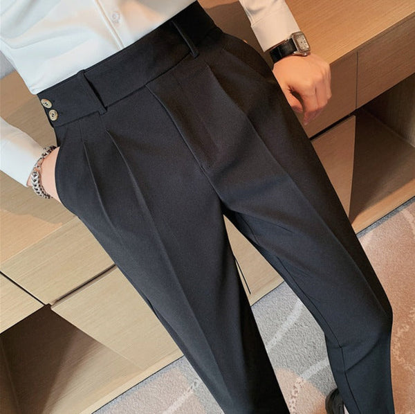 韓国ファッション SELCA-double button design pants-2024ss-pt02-09