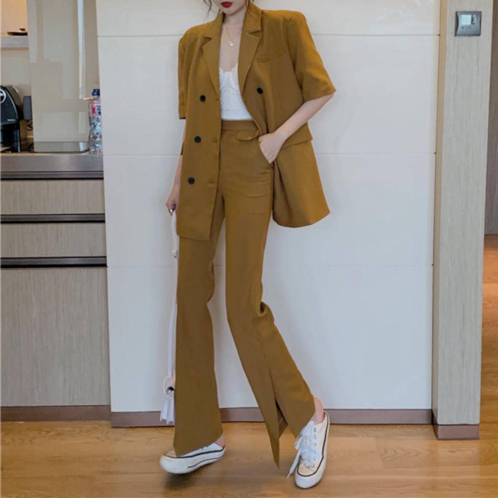 韓国ファッション SELCA-半袖スーツジャケットセットアップ-2023ss-pt26-05
