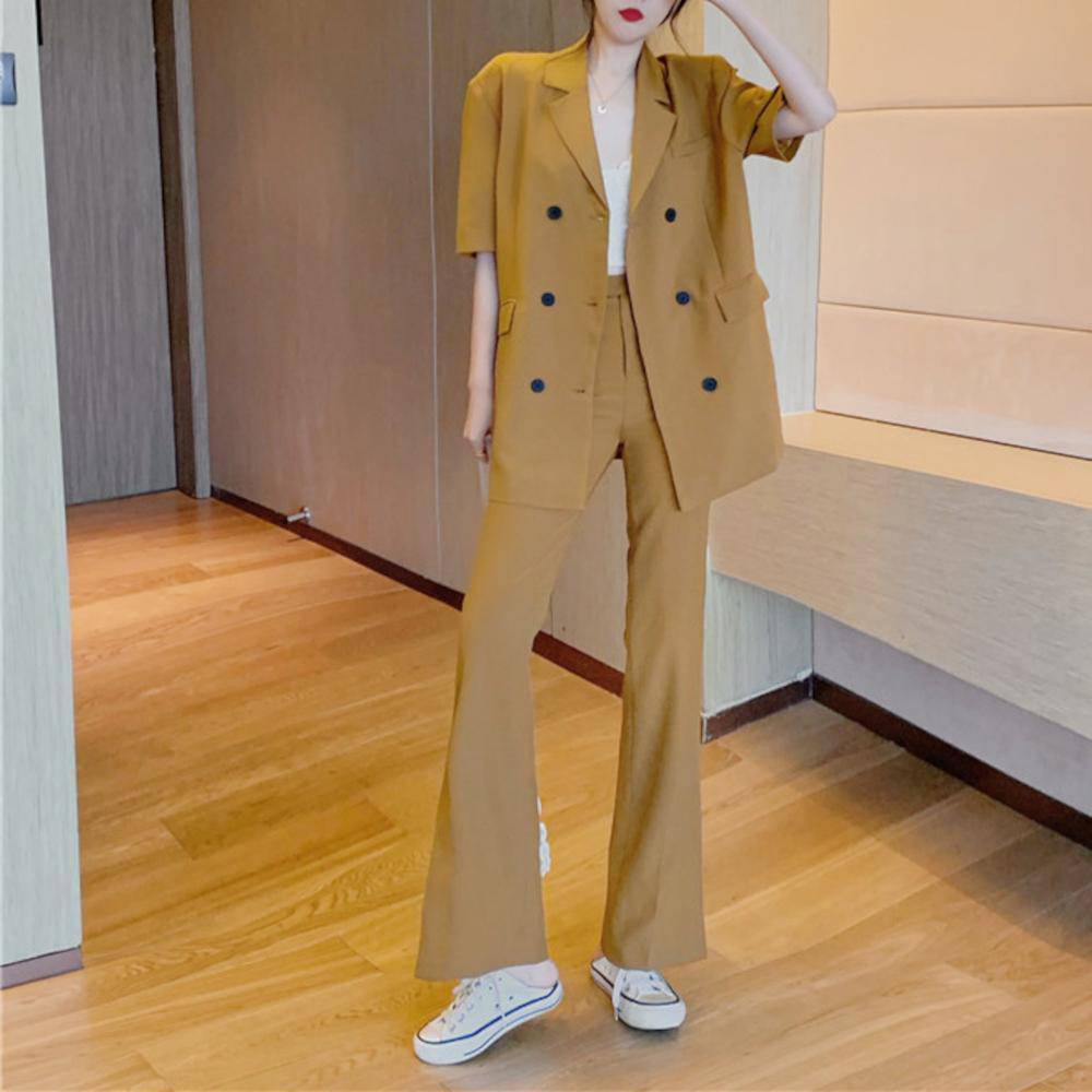 韓国ファッション SELCA-半袖スーツジャケットセットアップ-2023ss-pt26-09