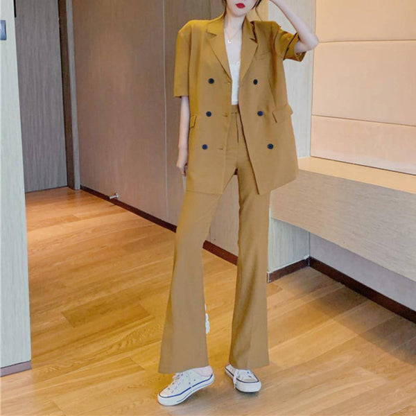 韓国ファッション SELCA-半袖スーツジャケットセットアップ-2023ss-pt26-09