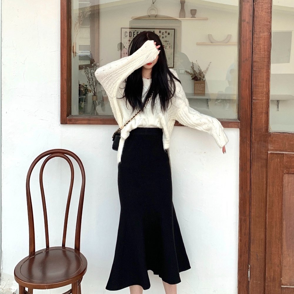 ハイウエストマーメイドスカート | 韓国ファッション SELCA（セルカ