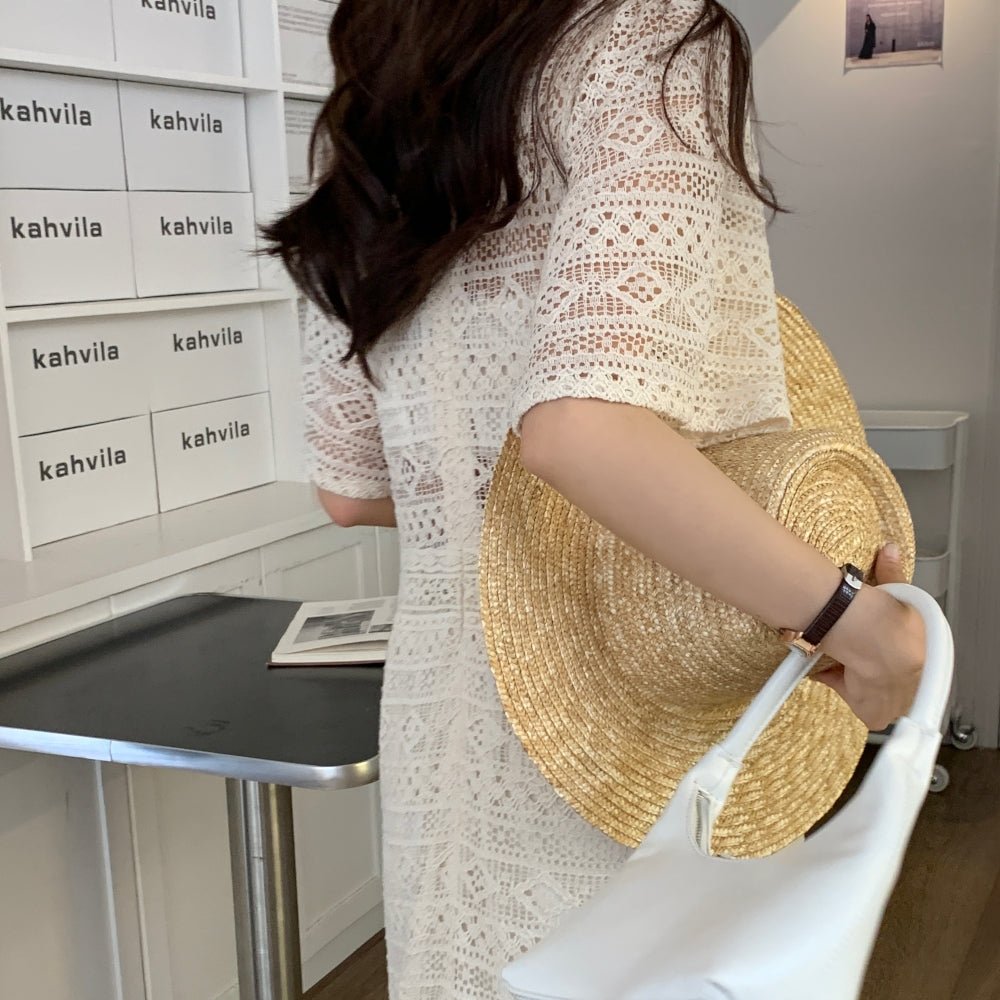 韓国ファッション SELCA-フレンチクロシェワンピース-2023ss-op43-03