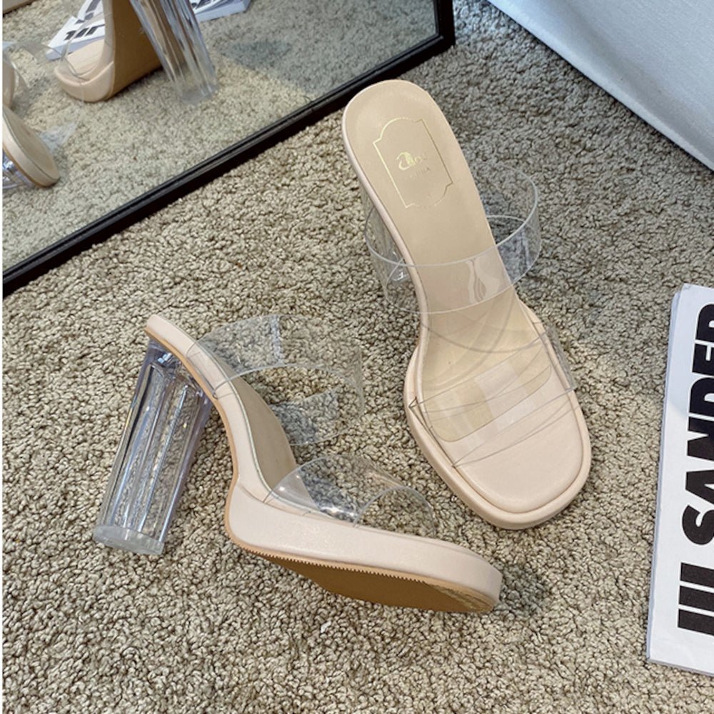 韓国ファッション SELCA-クリアヒールサンダル-2023ss-sh20-010