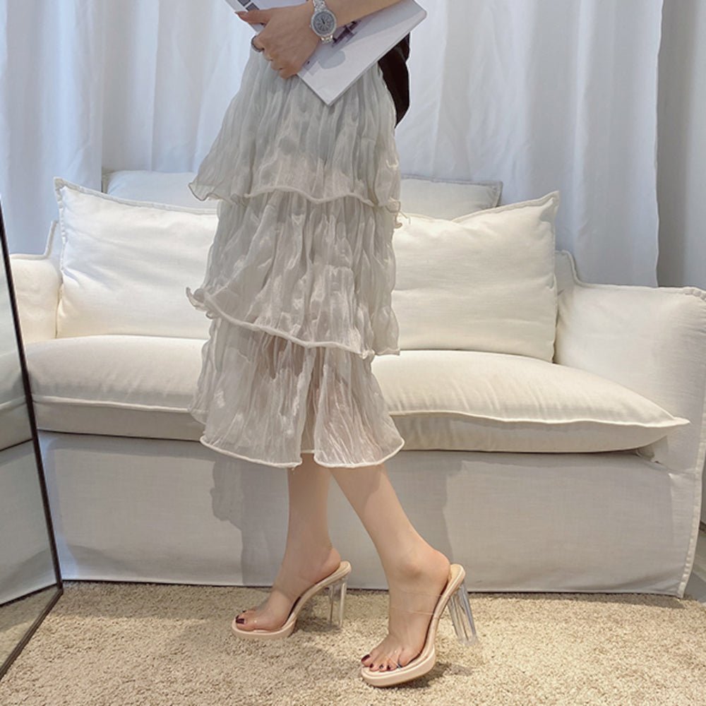 韓国ファッション SELCA-クリアヒールサンダル-2023ss-sh20-012