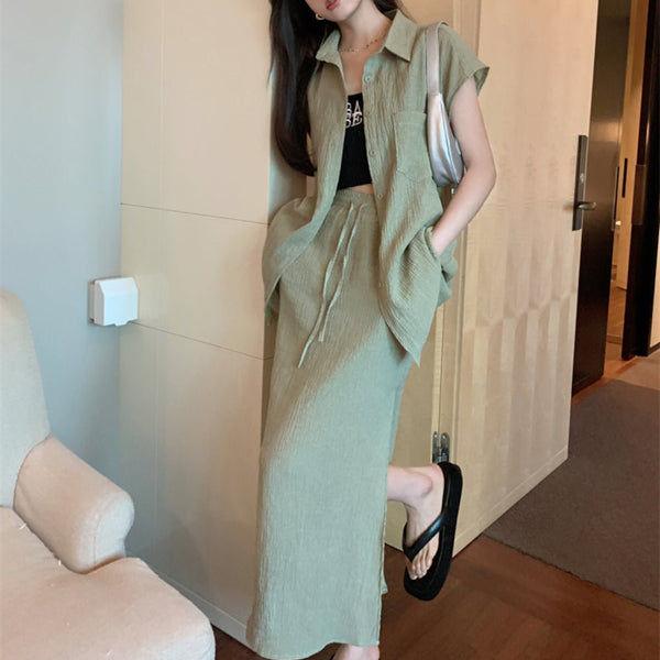 韓国ファッション SELCA-シアー大人セットアップ-2023ss-pt21-02