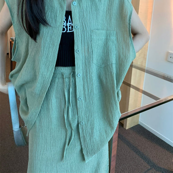 韓国ファッション SELCA-シアー大人セットアップ-2023ss-pt21-08