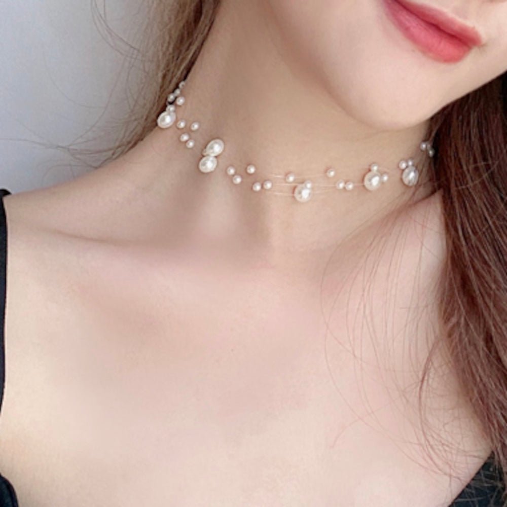 パールチョーカー風ネックレス | 韓国ファッション SELCA（セルカ