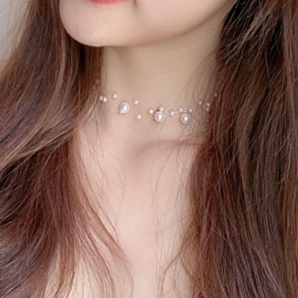 韓国ファッション SELCA-パールチョーカー風ネックレス-2023ss-ac20-09