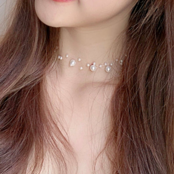 韓国ファッション SELCA-パールチョーカー風ネックレス-2023ss-ac20-09