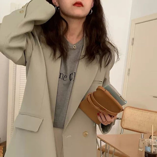 韓国ファッション SELCA-ダブルブレストブレザー-2023ss-ot24-010