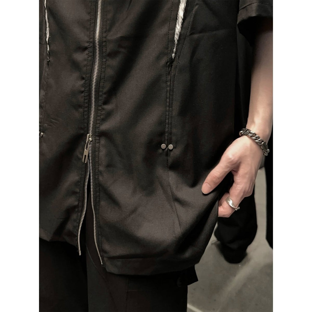 韓国ファッション SELCA-Accent line shirt-mselca2023aw05-03