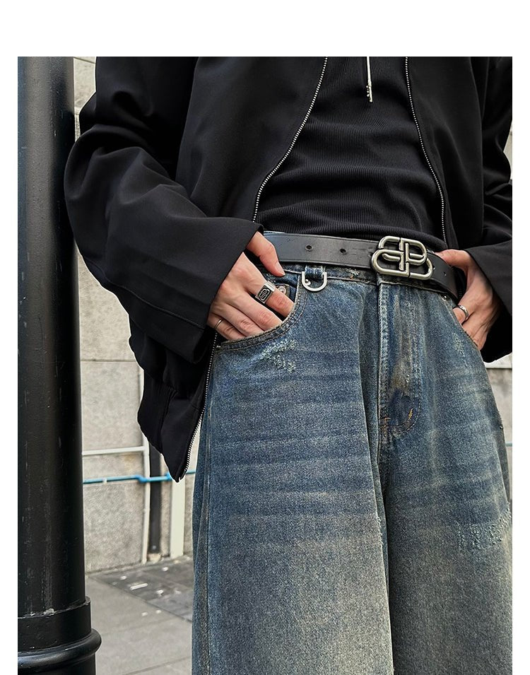 韓国ファッション SELCA-Wide denim straight pants-mselca2023aw1000-05