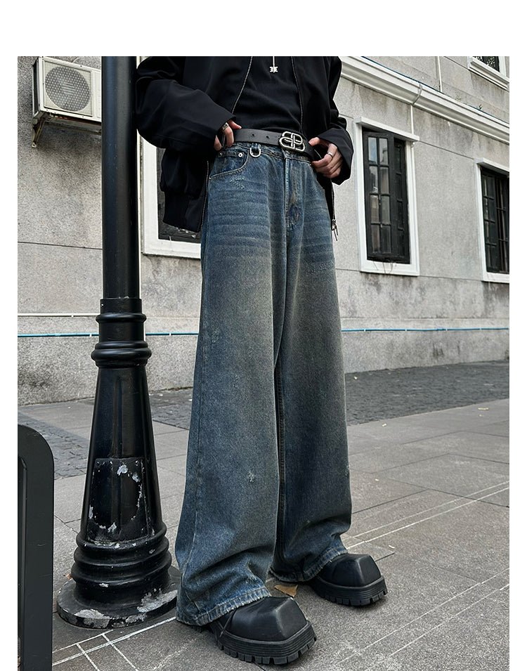 韓国ファッション SELCA-Wide denim straight pants-mselca2023aw1000-06