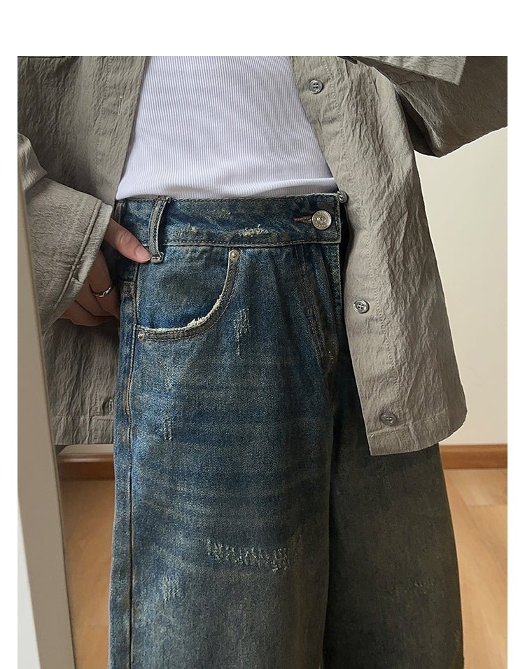 韓国ファッション SELCA-Wide denim straight pants-mselca2023aw1000-08