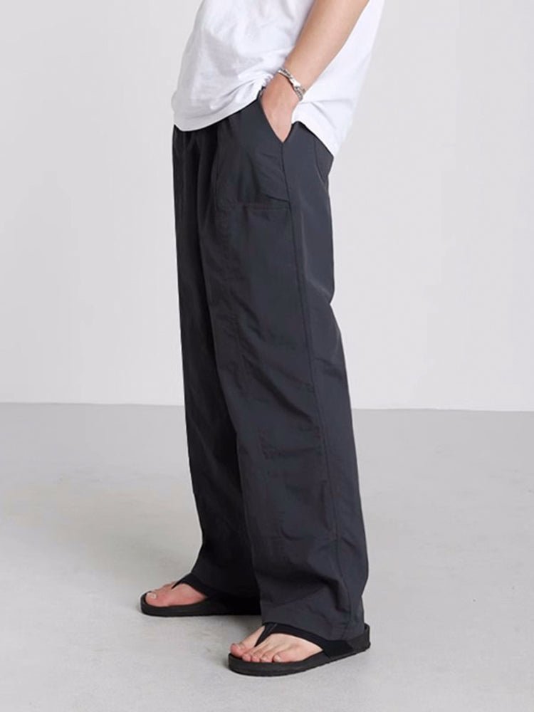 韓国ファッション SELCA-Wide Leg Cargo Pants-mselca2023aw1001-04