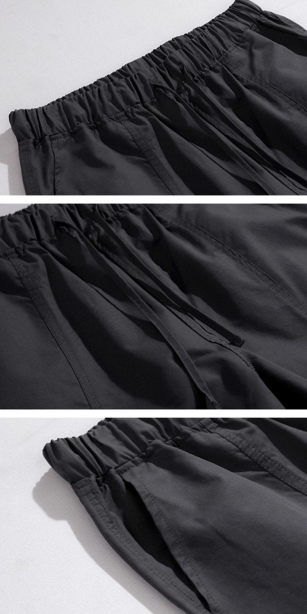 韓国ファッション SELCA-Wide Leg Cargo Pants-mselca2023aw1001-07
