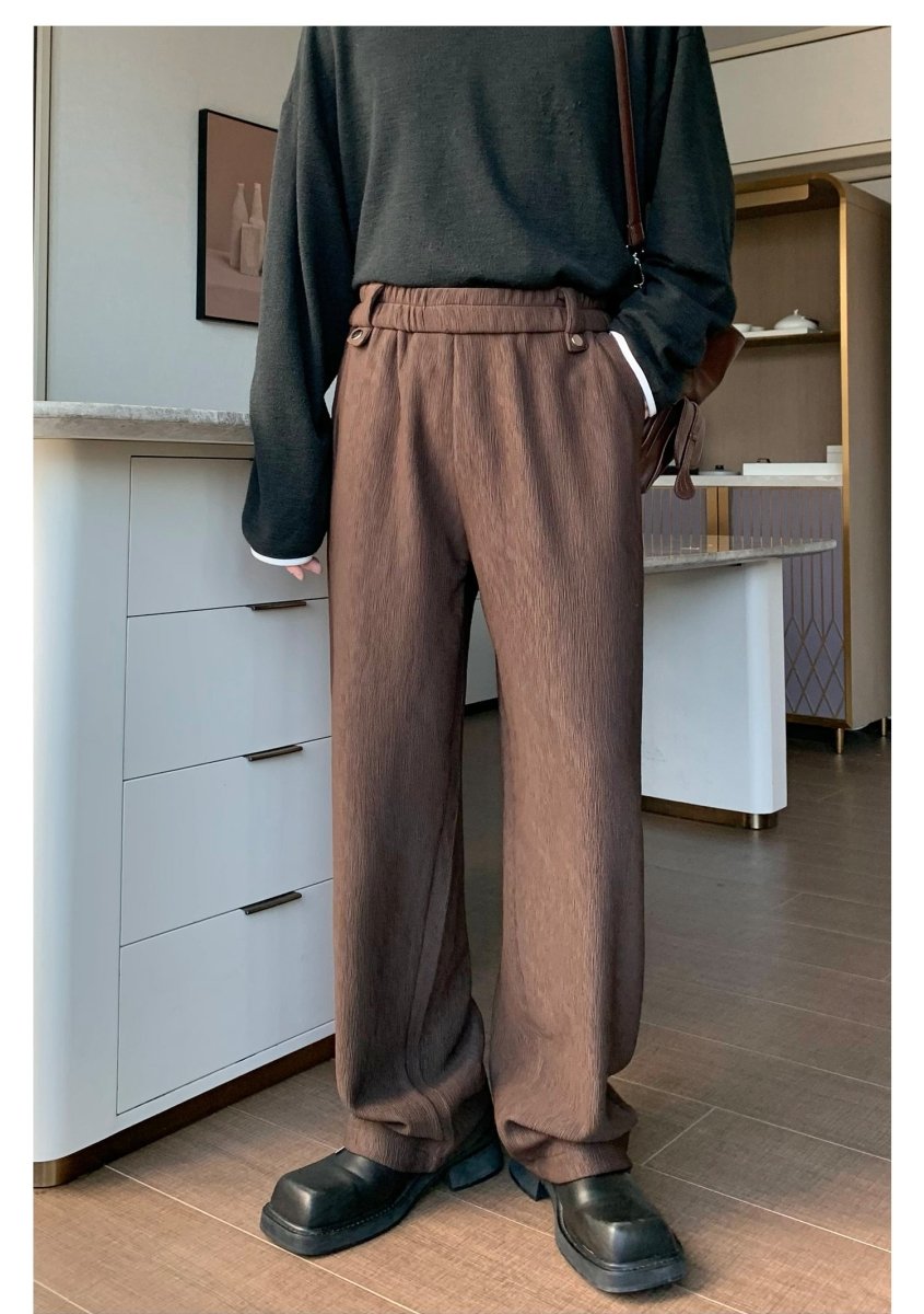 韓国ファッション SELCA-Wide leg pants-mselca2023aw1002-08