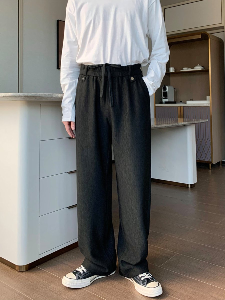 韓国ファッション SELCA-Wide leg pants-mselca2023aw1002-010