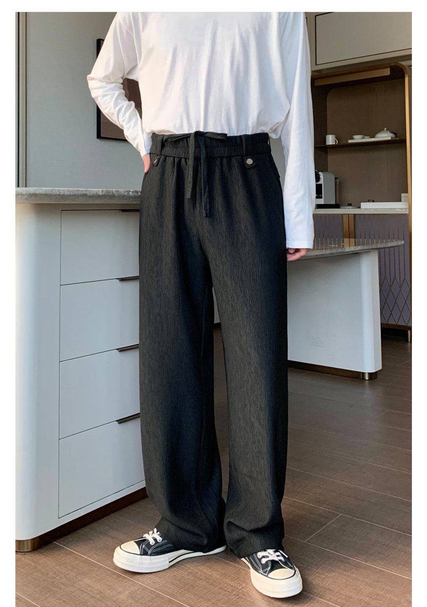 韓国ファッション SELCA-Wide leg pants-mselca2023aw1002-011