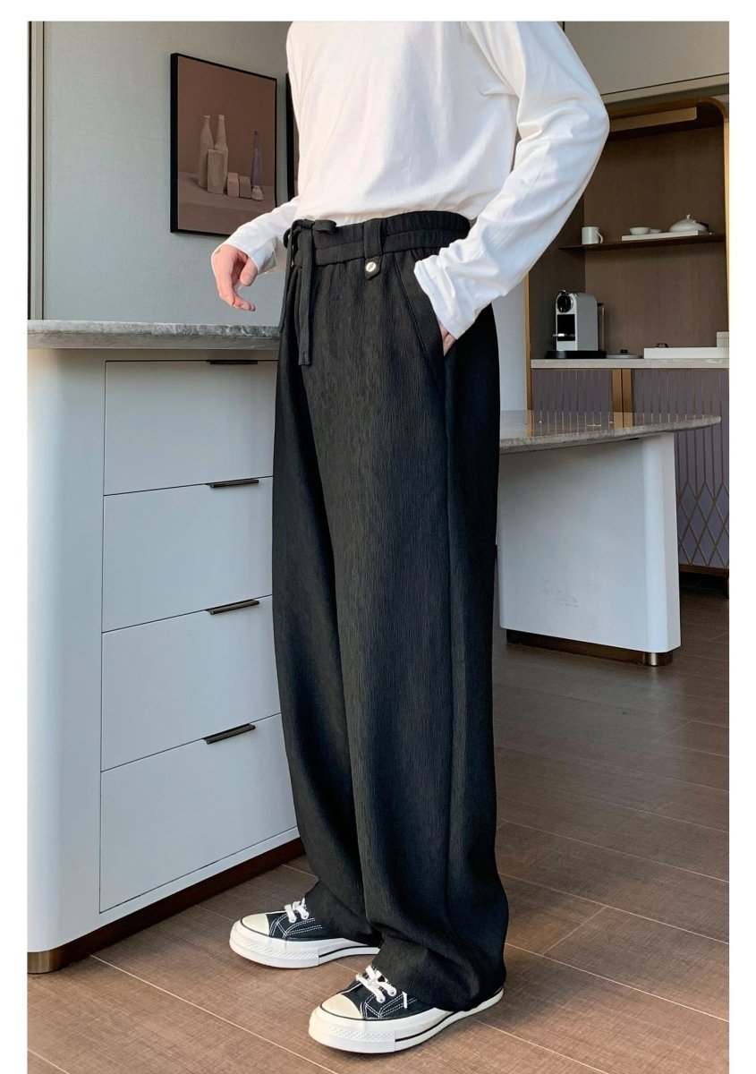 韓国ファッション SELCA-Wide leg pants-mselca2023aw1002-012