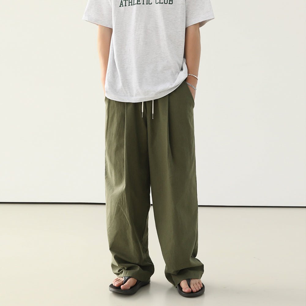 韓国ファッション SELCA-Wide loose pants-mselca2023aw1004-02