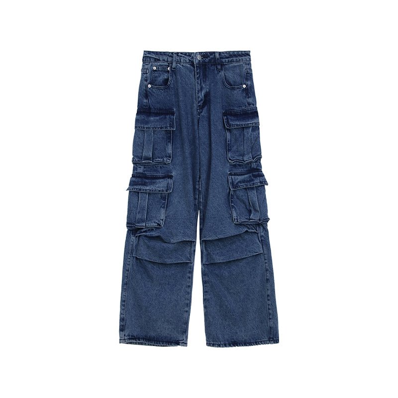 韓国ファッション SELCA-Wide pocket denim pants-mselca2023aw1005-012