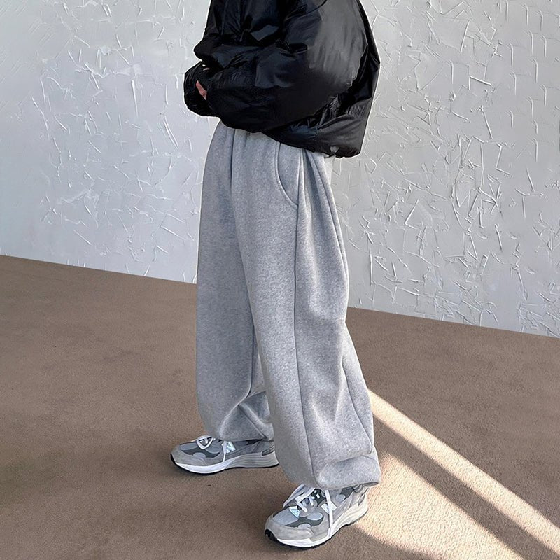 韓国ファッション SELCA-Wide sweat pants-mselca2023aw1008-03
