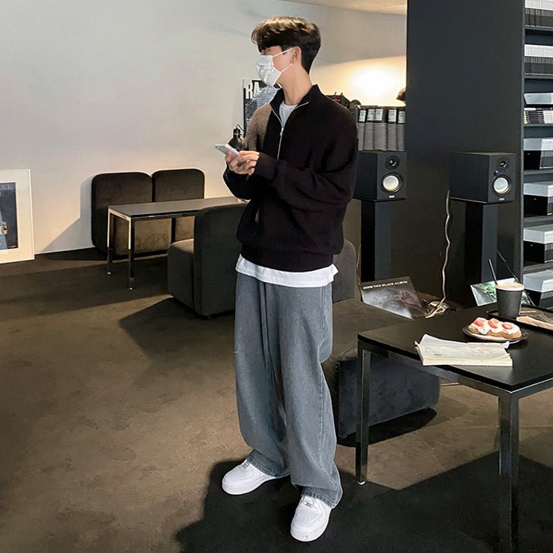 韓国ファッション SELCA-wide-loose denim-mselca2023aw1010-03
