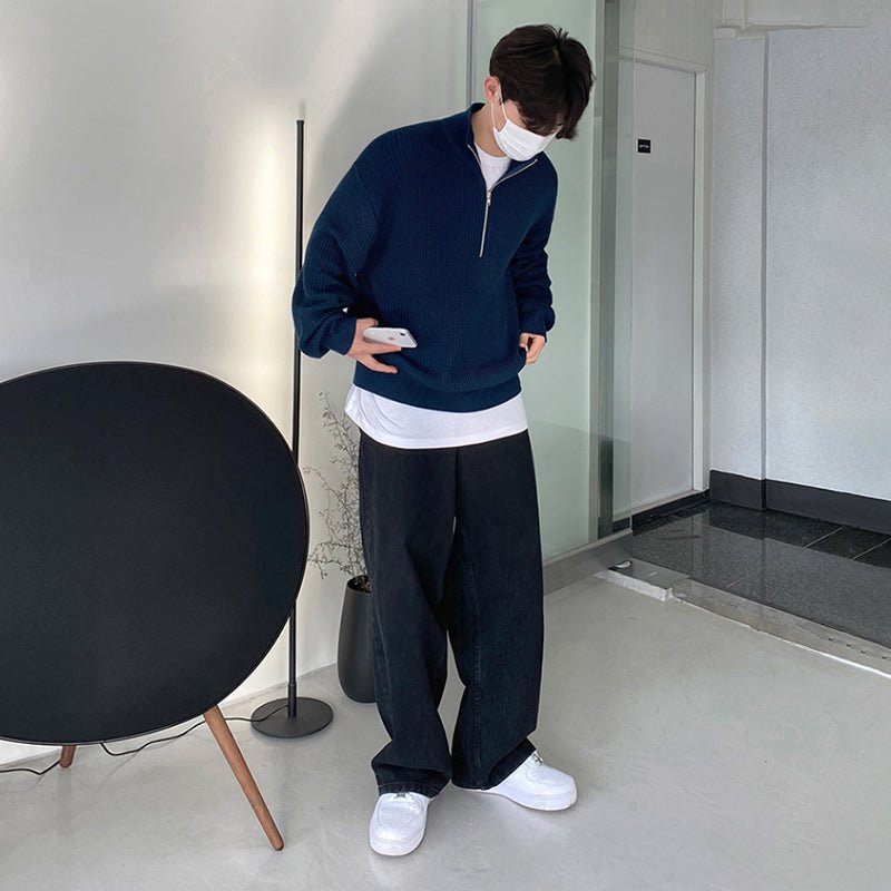 韓国ファッション SELCA-wide-loose denim-mselca2023aw1010-04