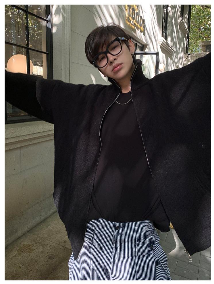 韓国ファッション SELCA-Zipper Cotton Cardigan-mselca2023aw1019-04