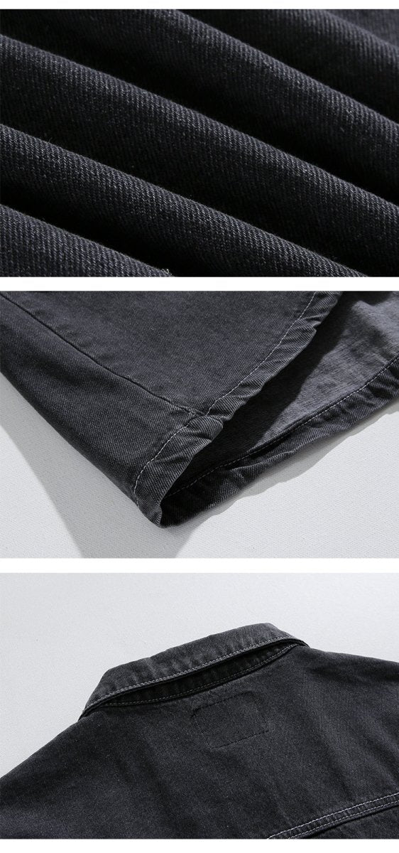 韓国ファッション SELCA-Zipper denim jacket-mselca2023aw1020-011