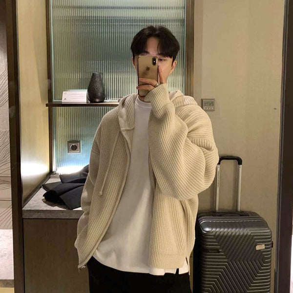 韓国ファッション SELCA-Zipper knit jacket-mselca2023aw1021-06