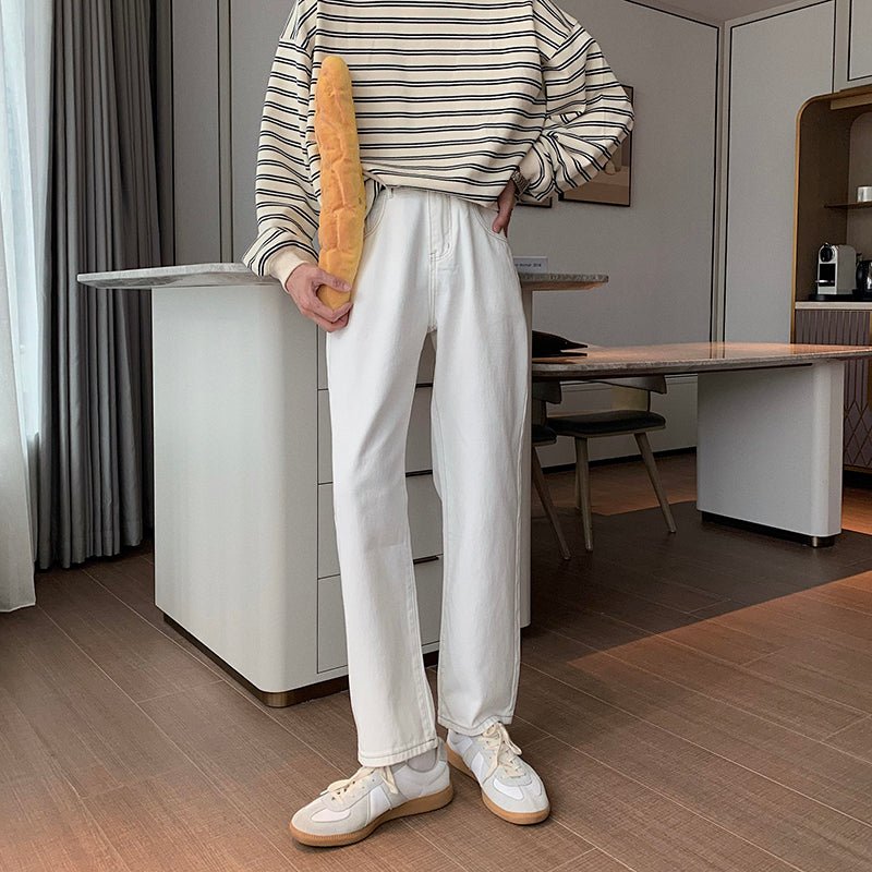 韓国ファッション SELCA-Casual denim pants or-mselca2023aw104-03