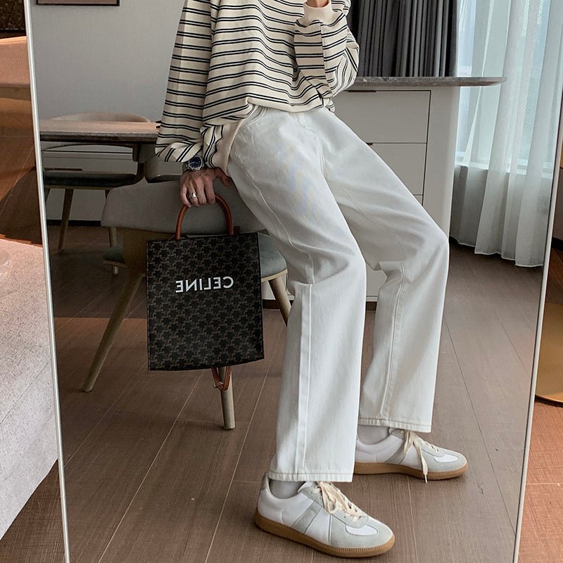 韓国ファッション SELCA-Casual denim pants or-mselca2023aw104-07