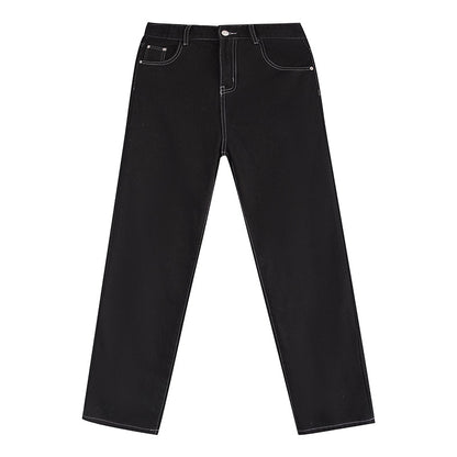 韓国ファッション SELCA-Casual denim pants or-mselca2023aw104-09