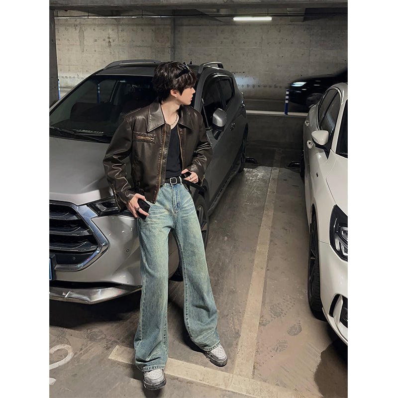 韓国ファッション SELCA-American Damage Jeans-mselca2023aw10-01