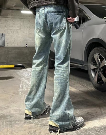 韓国ファッション SELCA-American Damage Jeans-mselca2023aw10-02
