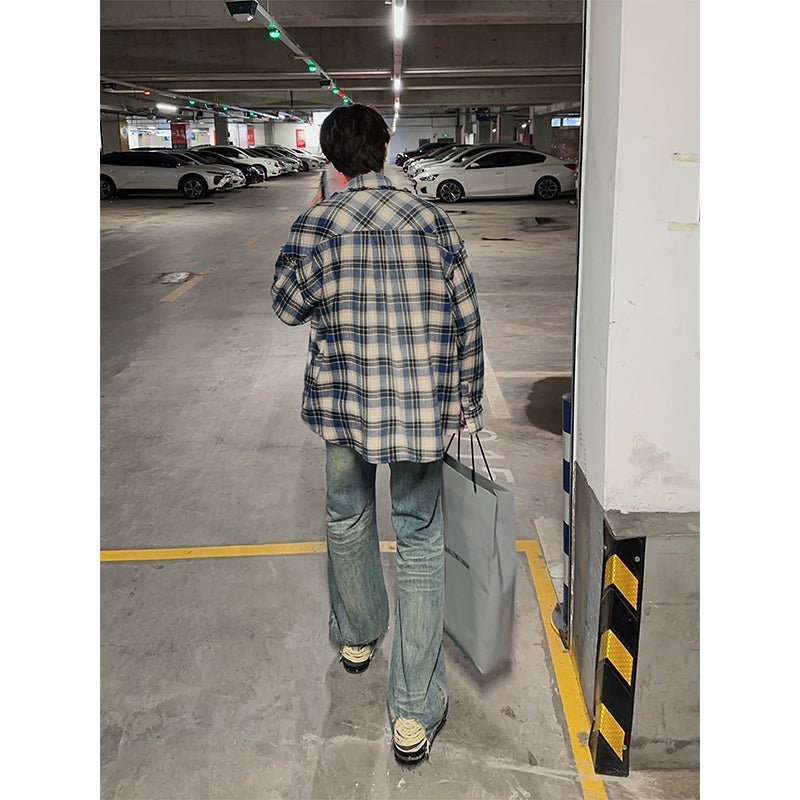 韓国ファッション SELCA-American Damage Jeans-mselca2023aw10-04