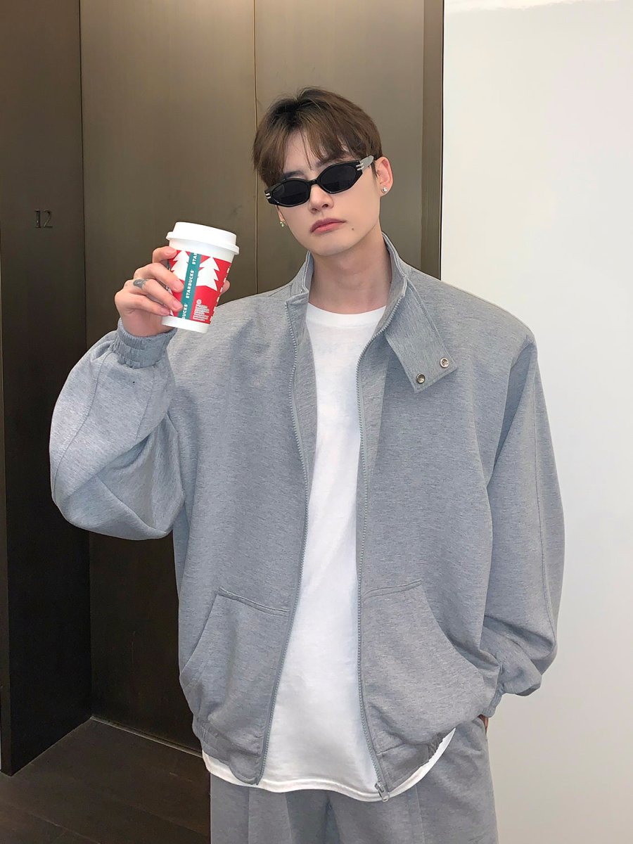 韓国ファッション SELCA-Casual sweat setup-mselca2023aw142-05