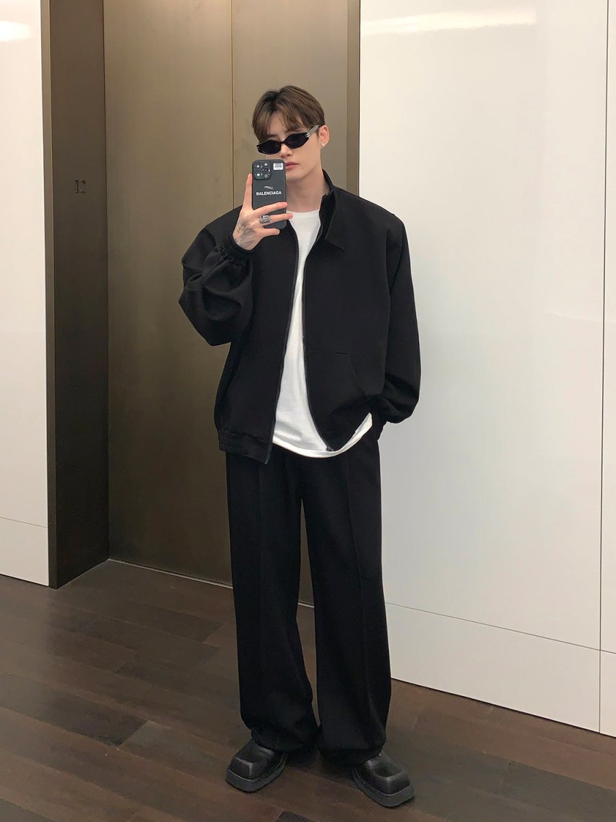 韓国ファッション SELCA-Casual sweat setup-mselca2023aw142-02