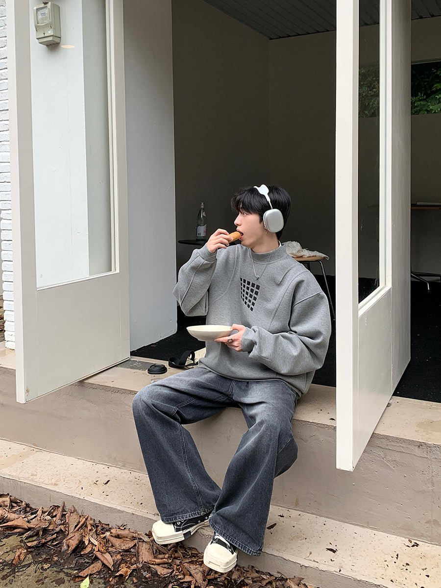 韓国ファッション SELCA-Casual Swet Trainer-mselca2023aw143-01