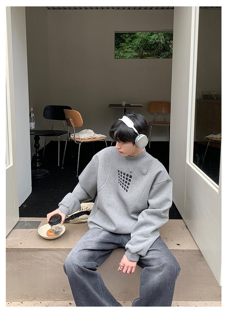 韓国ファッション SELCA-Casual Swet Trainer-mselca2023aw143-03