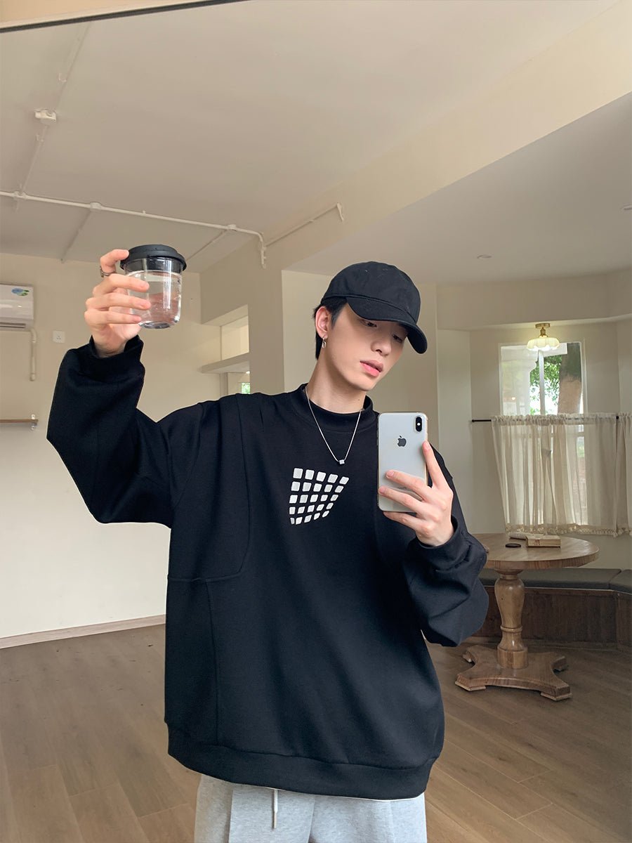 韓国ファッション SELCA-Casual Swet Trainer-mselca2023aw143-04