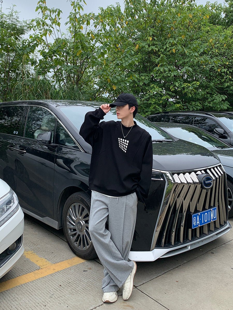 韓国ファッション SELCA-Casual Swet Trainer-mselca2023aw143-05