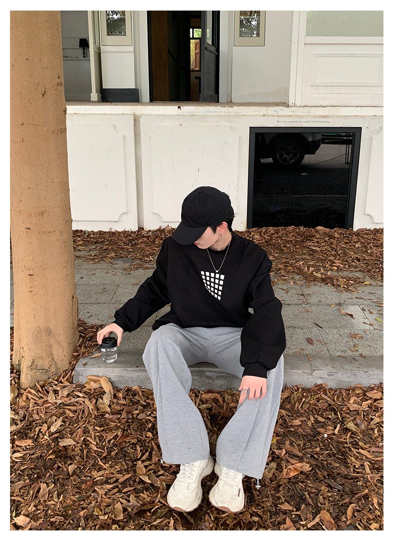 韓国ファッション SELCA-Casual Swet Trainer-mselca2023aw143-07