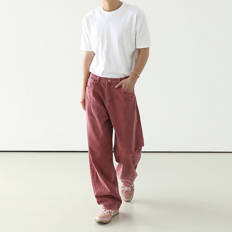 韓国ファッション SELCA-Casual wide leg pants-mselca2023aw145-02