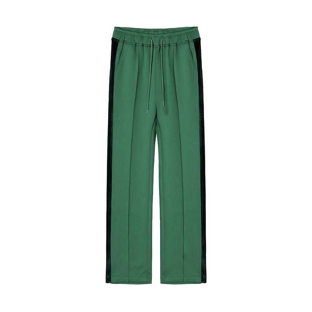 韓国ファッション SELCA-Center Press GREEN Sweat Pants-mselca2023aw150-03