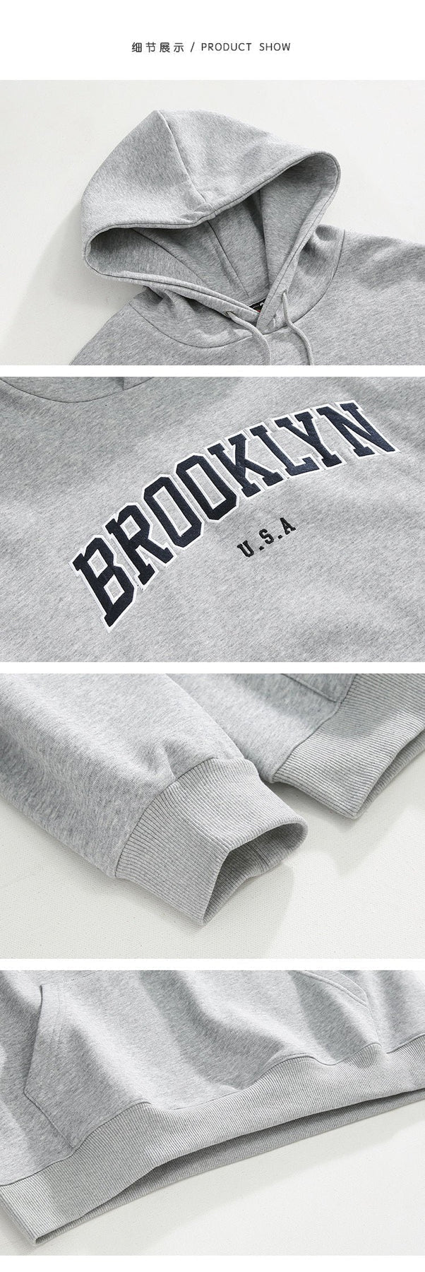 韓国ファッション SELCA-College Logo Hoodie-mselca2023aw181-06