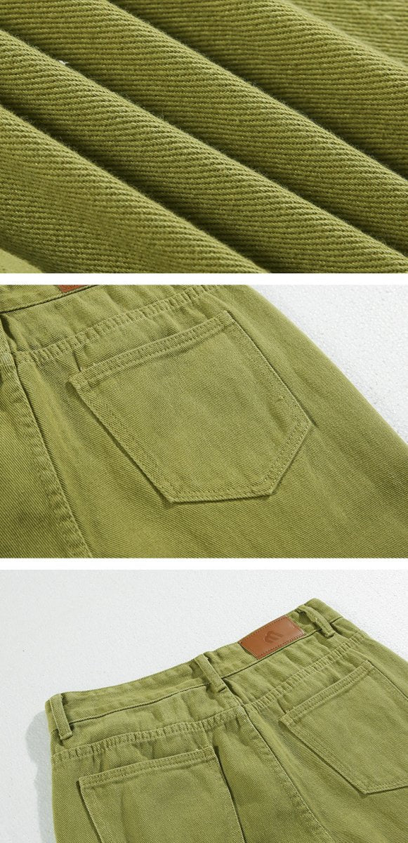 韓国ファッション SELCA-Color Loose Jeans-mselca2023aw185-08