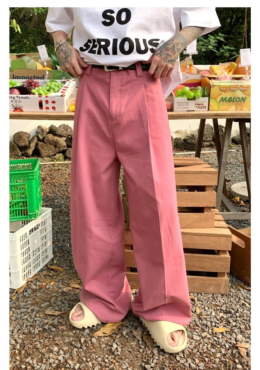 韓国ファッション SELCA-Color wide pants-mselca2023aw189-03